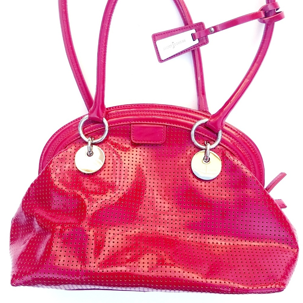 Jasper Conran Red Leather Medium Handbag | Purse